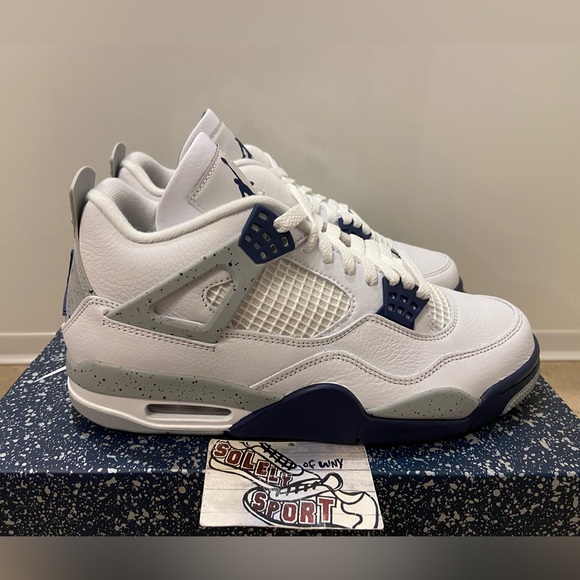 jordan 4 navy blue
